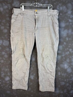 Carhart Men's Gray Lined Jean